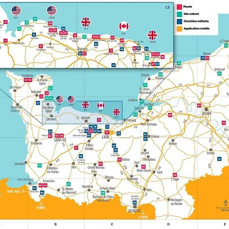Dom wakacyjny La Tireliere, Longere Bord De Avec Jardin Surville (Manche)